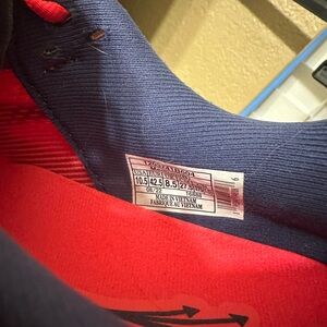 Brooks Red and Blue Athletic Shoes